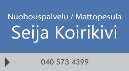 Nuohouspalvelu / Mattopesula Seija Koirikivi logo